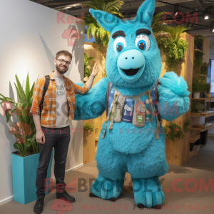 Costume mascotte de lama...