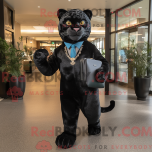 Máscara de leopardo preto...