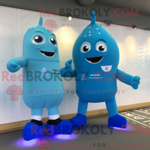 Cyan Pair Of Ice Skates...