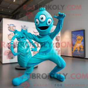 Turkis Contortionist maskot...