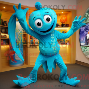 Turkis Contortionist maskot...