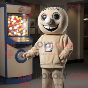 Beige Gumball Machine...