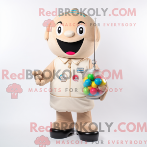 Beige Gumball Machine...
