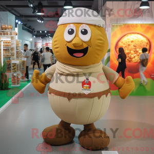 Tan Shakshuka mascot...