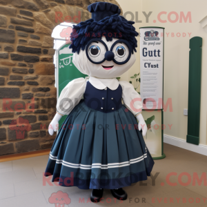Navy Irish Castle mascot...