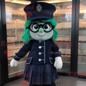 Navy Irish Castle maskot...