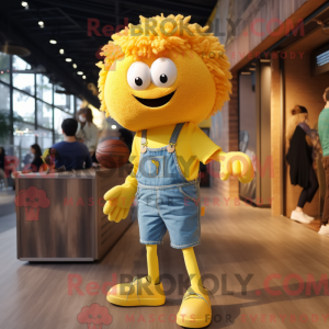 Gule kødboller maskot...