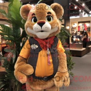 Peach Mountain Lion maskot...