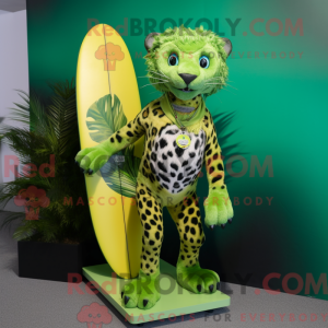 Limegrønn Máscara de jaguar...