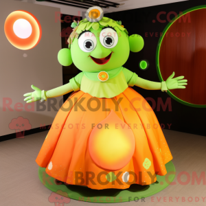 Limegrønn oransje...