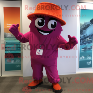 Costume de mascotte Magenta...