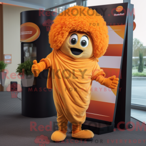 Orange Shepard S Pie maskot...