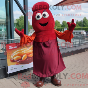 Maroon Currywurst...