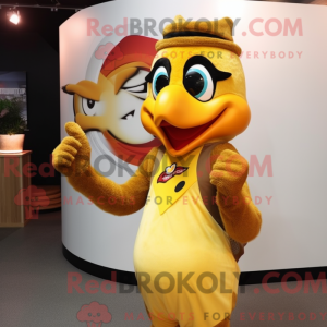 Gouden Specht mascotte...