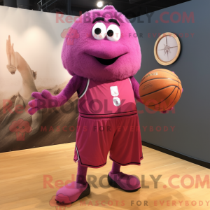 Magenta Basketball Ball...