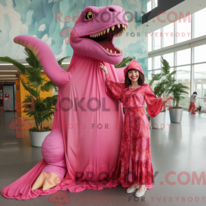 Disfraz de mascota Pink T...
