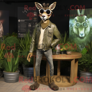 Oliven Gazelle maskot...
