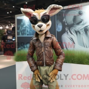 Olive Gazelle Maskottchen...