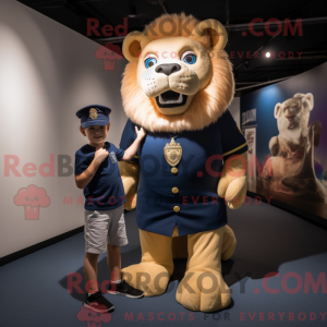 Navy Tamer Lion maskot...