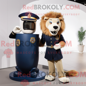 Navy Tamer Lion maskot...
