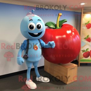 Sky Blue Tomato mascot...