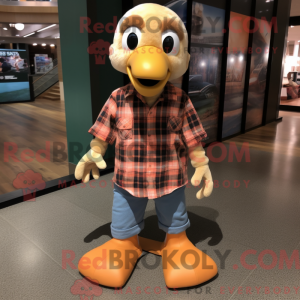 Peach Albatross mascot...