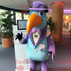 Lavender Toucan mascot...