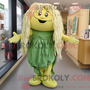 Olive Pesto Pasta mascot...