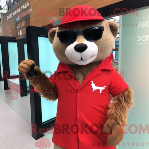 Costume mascotte de Loutre...