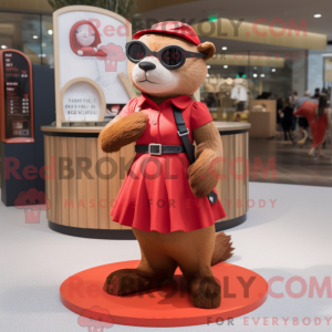 Costume mascotte de Loutre...