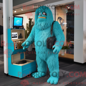 Turkis Sasquatch maskot...