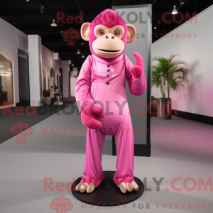Máscara rosa sjimpanse com...