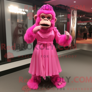 Máscara rosa sjimpanse com...