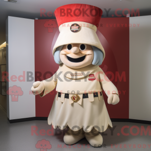 Costume de mascotte de chef...
