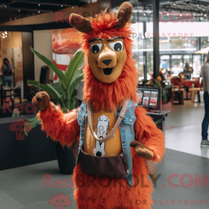 Costume de mascotte de lama...