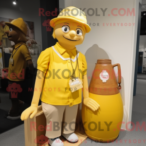 Bottle Of Mustard maskot...