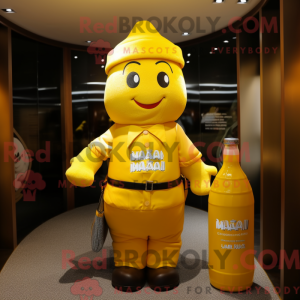 Bottle Of Mustard maskot...