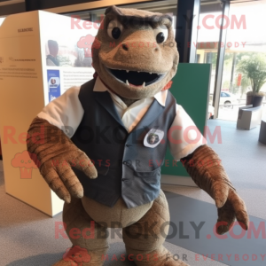 Komodowaran-Maskottchen-Kos...