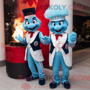 Disfraz de mascota Sky Blue...