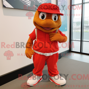 Maskottchenkostüm Rote...