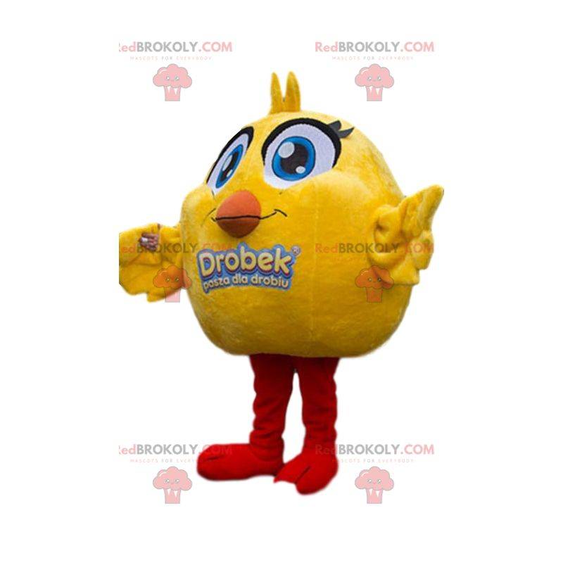 Maskot søt kvinne med store øyne Maskot søt kvinne med store øyne