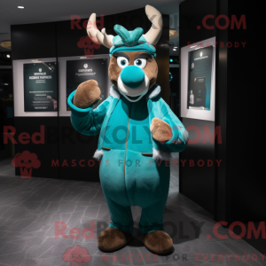 Costume mascotte de renne...
