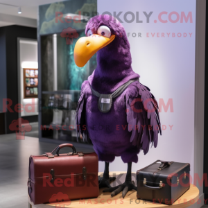 Lilla Dodo Bird maskot...