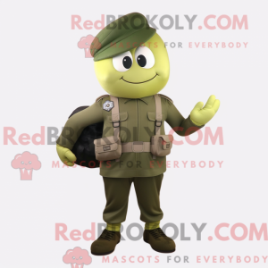 Olive Army Soldier...