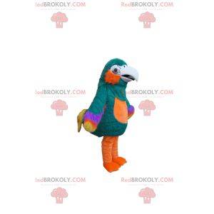 Wonderful and multicolored parrot mascot