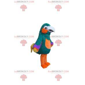 Vidunderlig og flerfarvet papegøje maskot