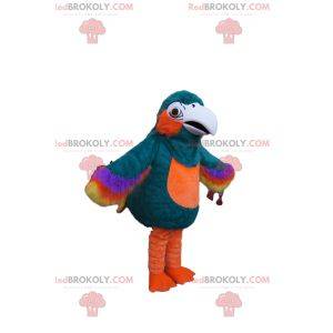 Vidunderlig og flerfarvet papegøje maskot