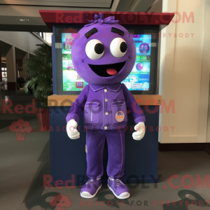 Postava maskota Purple...