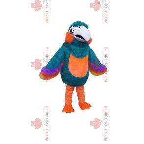 Wonderful and multicolored parrot mascot