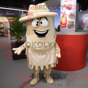 Beige Fajitas mascot...